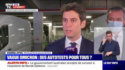 Gabriel Attal, porte-parole du gouvernement : "Notre cap, c'est garder le pays ouvert"