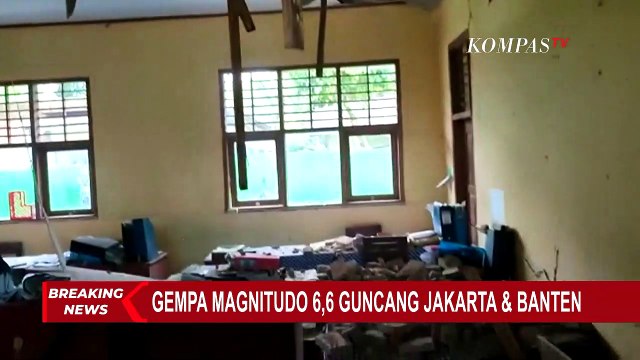 Akibat Gempa Magnitudo 6,6 di Banten, Beberapa Rumah & Sekolah di Pandeglang Rusak Parah
