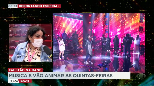 Ele está chegando! Faltam só três dias para a estreia do Faustão na Band. Conheça os quadros musicais.