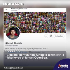 NFT Ghozali Everyday Laku Keras Hingga Rp12 Miliar, Modal Foto Selfie Tiap Hari
