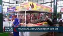 Harga Daging Ayam Potong di Pasar Tradisional Kota Malang Terus Naik