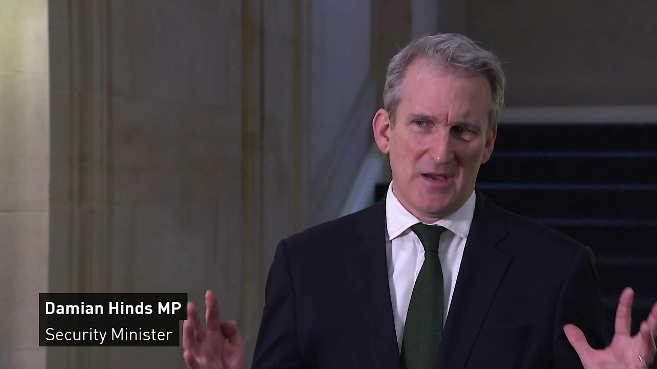 Hinds: UK must defend its security after MI5 warning