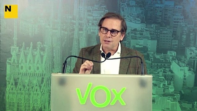 El portaveu adjunt de Vox al Parlament, Joan Garriga, diu que només el 13% dels ajuntaments catalans tenen la bandera espanyola a la façana i valora la remodelació de la cúpula dels Mossos d'Esquadra