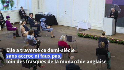 Au Danemark, la reine Margrethe II fête ses 50 ans de règne