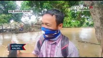 Sampah Banjir Menumpuk Terseret Arus Timbulkan Kekhawatiran, Warga Astambul Lakukan Pembersihan