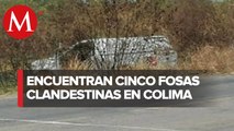 Localizan varias fosas clandestinas en Tecomán, Colima