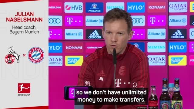 'Bayern don't have unlimited oil money for transfers' - Nagelsmann