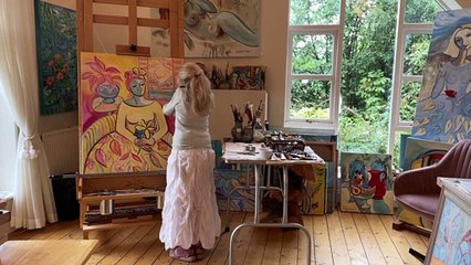 Manchester artist finds passion for life and art