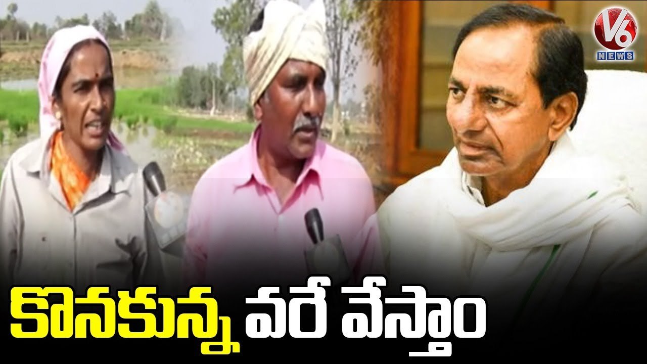 Farmers Cultivating Paddy Despite Govt's Warning _ Medak _ V6 News
