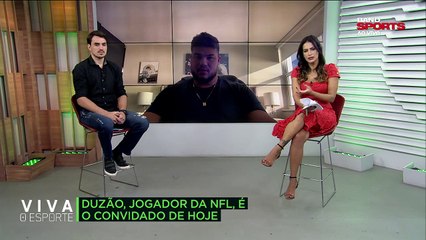 Convidado do Viva o Esporte falou sobre a carreira, NFL, trajetória e mais.