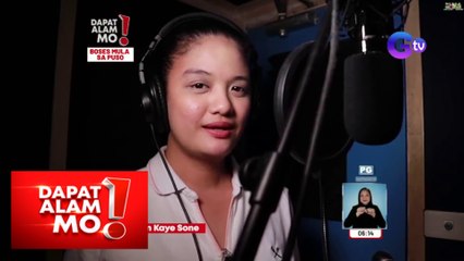 Dapat Alam Mo!: Voice over for free?