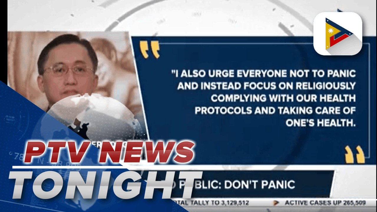 Senator Go urges public not to panic amid rise in COVID-19 cases; Other senators have suggestions for better government COVID-19 response | via Eunice Samonte