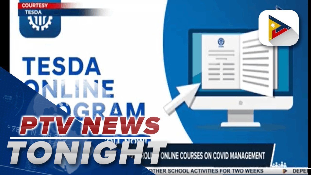 TESDA urges public to enroll in online courses...