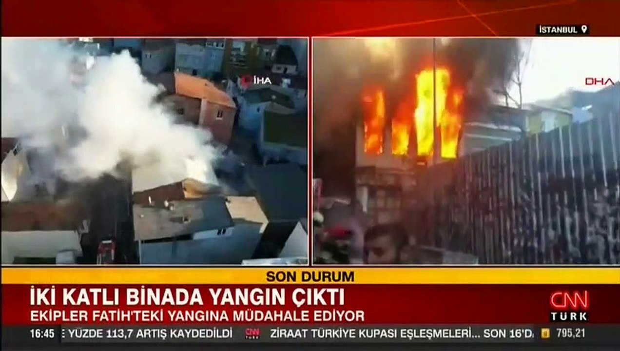 SON DAKİKA: "Çukur" dizisinin de çekildiği binada yangın
