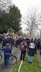 İşçi tekmeleyen Yusuf Yerkel'in atanmasına Almanya'da dev protesto