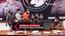 Pakai Baju Tersangka Kasus Narkoba, Fico Fachriza Menangis di Depan Publik