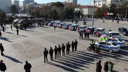 Kırıkkale Emniyeti'ne tahsis edilen 14 araç törenle hizmete alındı