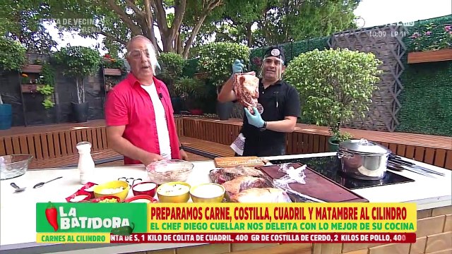 Receta: te enseñamos cómo preparar Carne, costilla, colita de cuadril y matambre al cilindro con arroz con queso y ensalada de choclo con queso