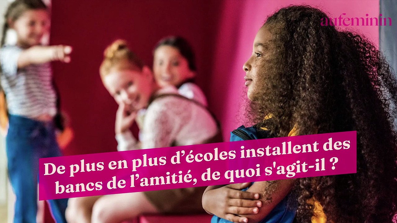 Des écoles installent des bancs de l’amitié