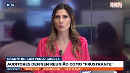 O presidente do Sindicato Nacional dos Auditores Fiscais classificou a reunião com o ministro da Economia, Paulo Guedes, como "frustrante".Saiba mais em youtube.com.br/bandjornalismo