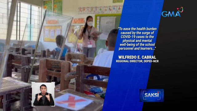 Ilang estudyante at magulang, hati ang opinyon sa academic break dahil sa COVID surge | Saksi
