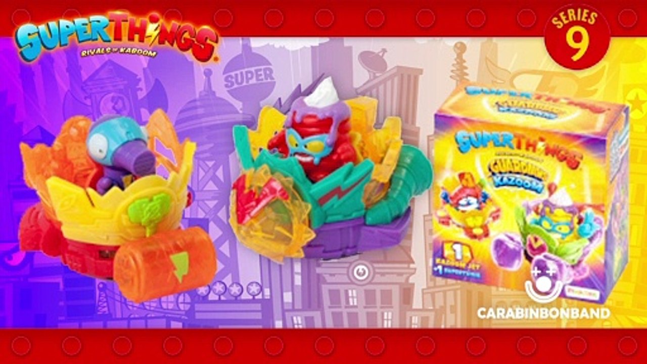 #Superzings serie 9 - todos los kazoom sliders - By CARA BIN BON BAND