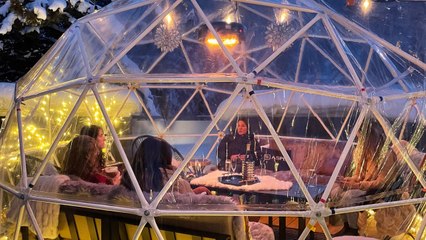 This Luxe Winter Destination Just Debuted a Rooftop 'Diamond Dome' for Après-Ski