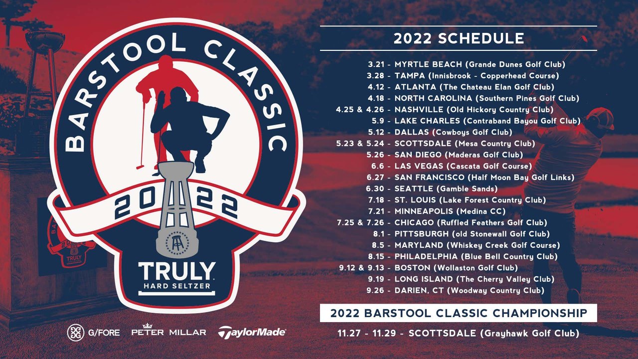 Announcement Your 2022 Barstool Classic Schedule video Dailymotion