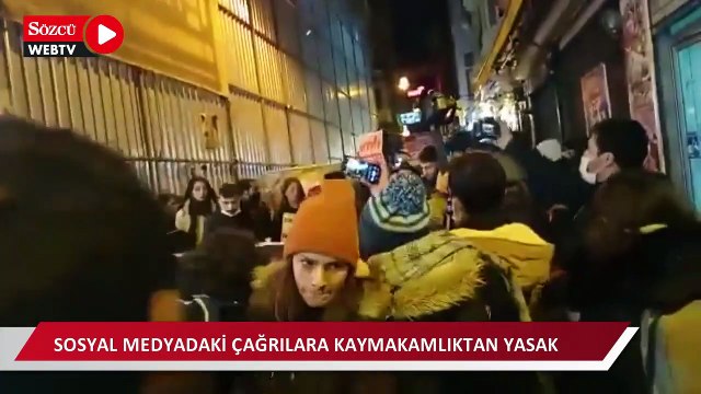 Taksim'deki Enes Kara eylemine polis müdahalesi