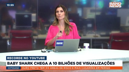 Clipe que é um grande sucesso entre as crianças acaba de chegar a 10 bilhões de visualizações no Youtube. O vídeo é o primeiro na plataforma a atingir esse número.
