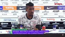 Apresentado oficialmente no Corinthians, Paulinho falou sobre a emoção de retornar ao clube onde fez história.