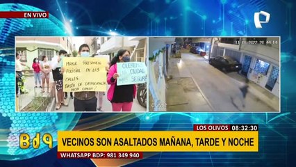 Скачать видео: Otro policía es víctima de la delincuencia: hampones le arrebatan celular en Los Olivos