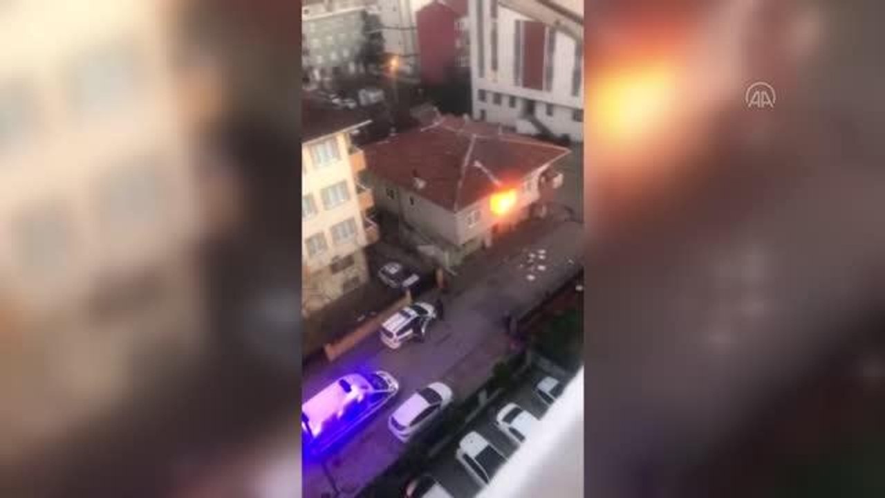 Ümraniye'de ailesiyle tartışan kişi evini ateşe verdi