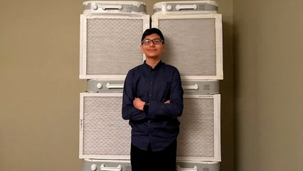 Teen Makes Homemade Air Purifiers For The Elderly