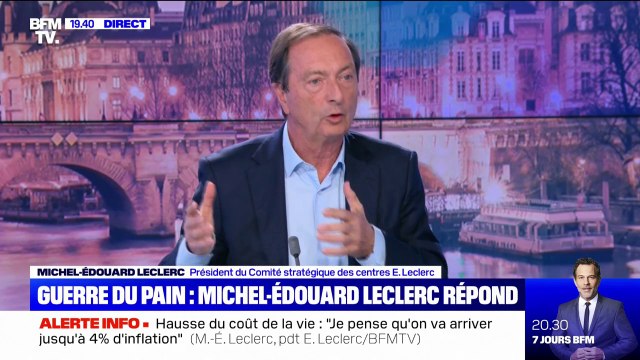 Baguette à 29 centimes: pour Michel-Édouard Leclerc, c'est une polémique à la con