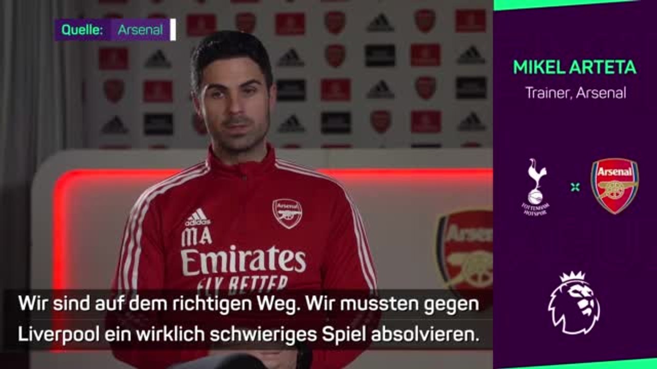 Arteta motiviert Talente: 'Auf dem richtigen Weg'