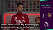 Arteta motiviert Talente: 