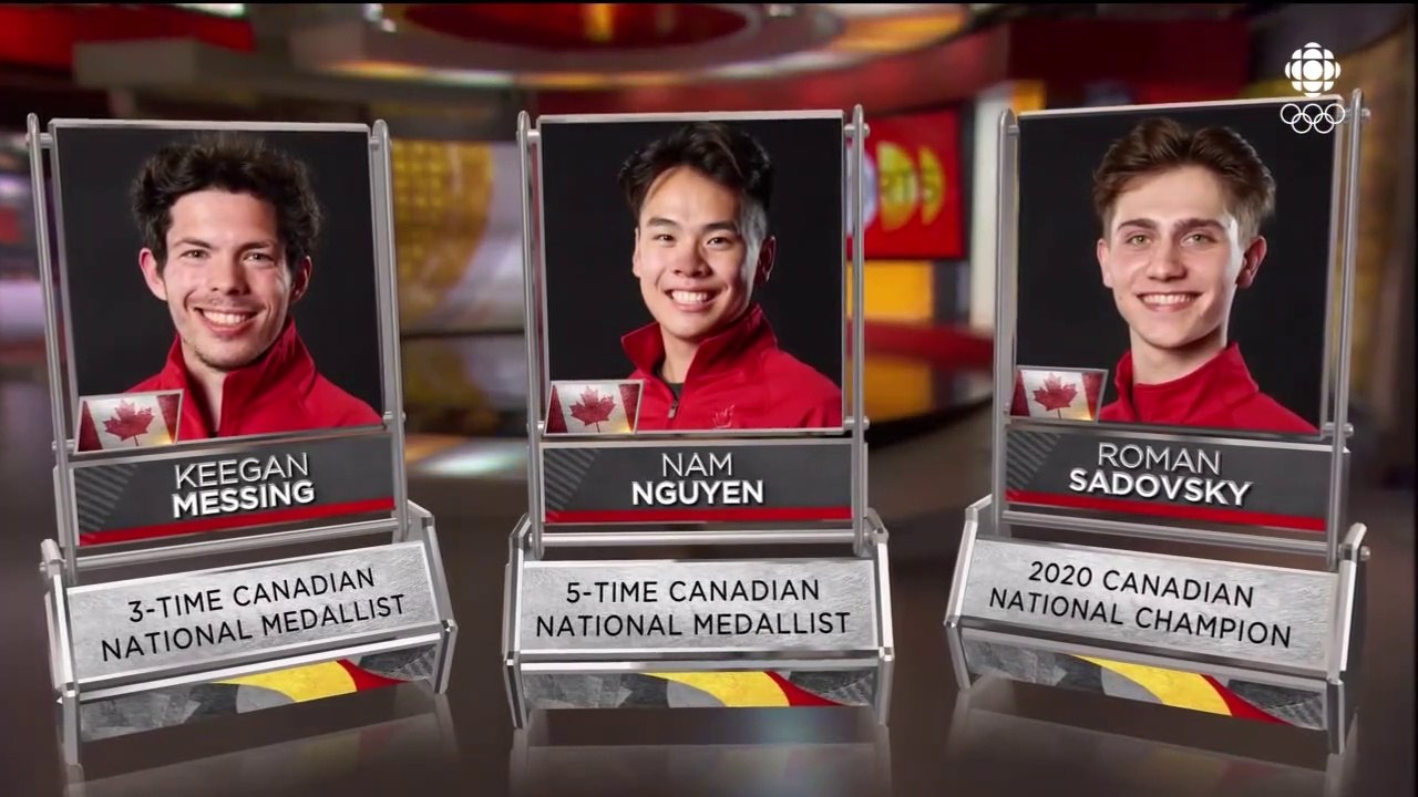 2022 CFSC Men SP Keegan Messing Update + Men Discussion + Warm-Up Clips (Television Broadcast) 720p, 59fps - Joseph Phan, Wesley Chiu, Keegan Messing, Nam Nguyen, Roman Sadovsky