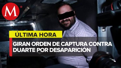 Juez rechaza frenar orden de aprehensión contra Javier Duarte por desaparición forzada
