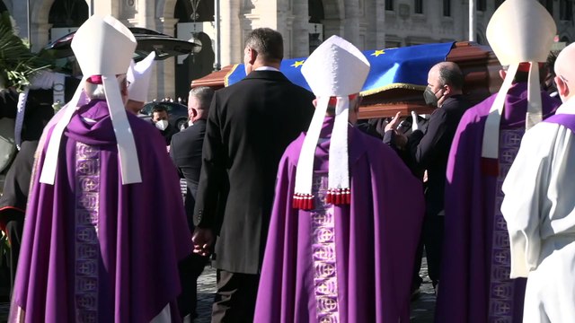 Italie : funérailles de David Sassoli, un moment d'unité nationale jusqu'à la présidentielle ?