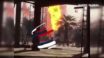 Kuveyt'in en büyük petrol rafinerisinde yangın! Ölü ve yaralılar var