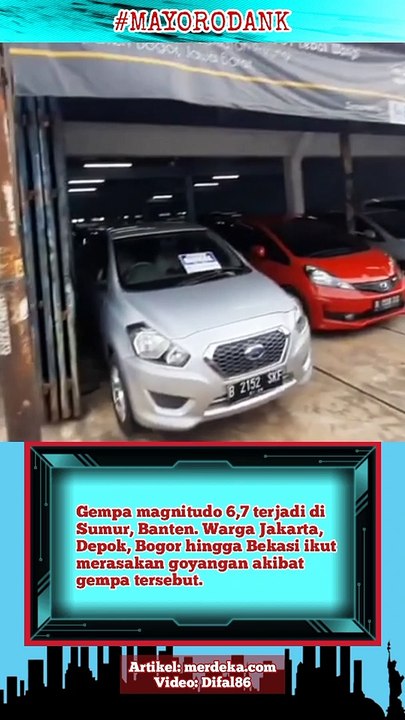 Gempa Guncang Jakarta dan Sekitarnya