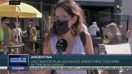 Download Video: Argentina: Vaccination plan moves forward amid rising omicron variant infections