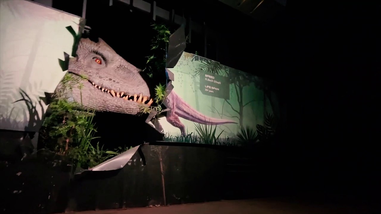 Jurassic World: The Ride (Universal Studios Hollywood Theme Park - California) - 4k River Ride POV Video