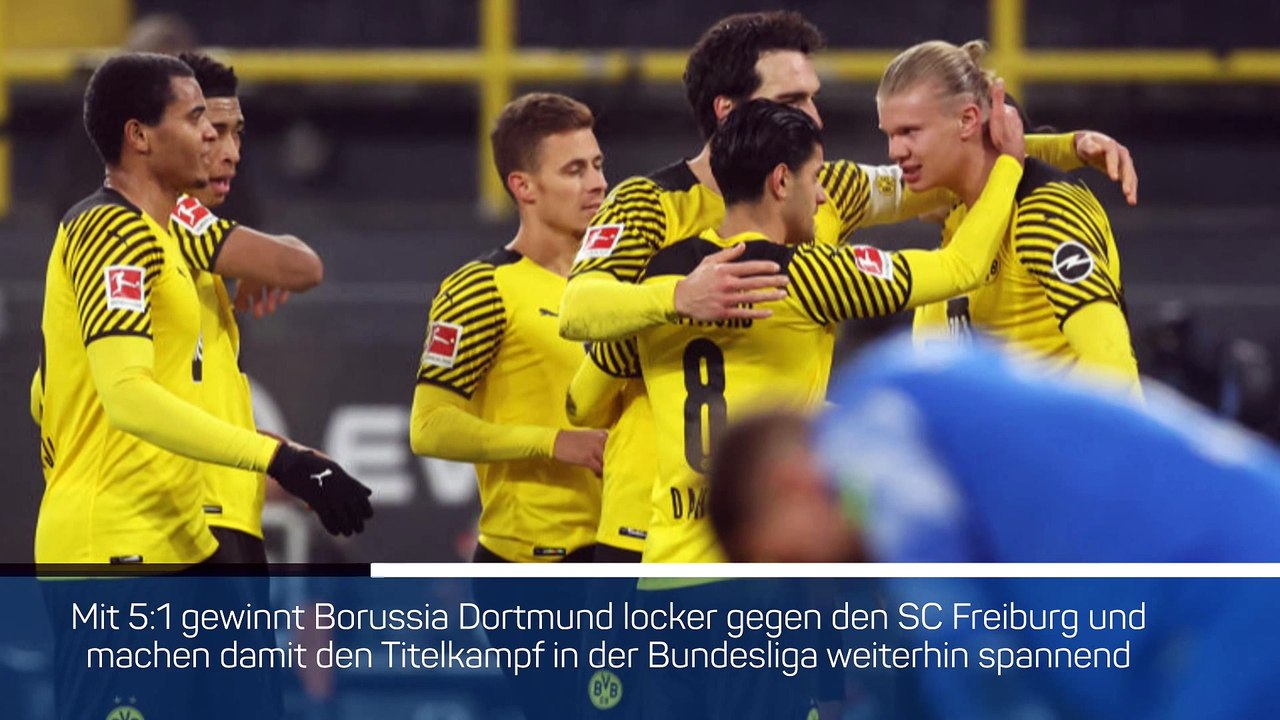 Fakten-Report: Dortmund demontiert Freiburg