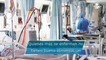 Covid-19 evidenció que personas que más se contagian no tienen buena alimentación: Sheinbaum