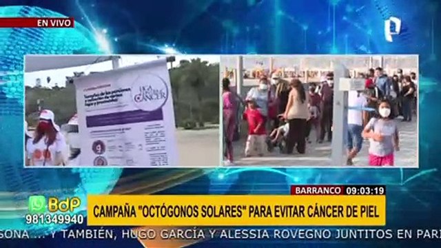 Para prevenir el cáncer a la piel se realiza campaña “Octógonos Solares”