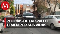Policías de Fresnillo renuncian tras atentados que han dejado varios elementos muertos