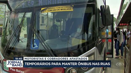 Covid afastou motoristas e cobradores e agora empresas de ônibus de São Paulo estão contratando funcionários temporários.