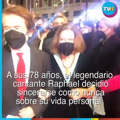 Raphael habla del motivo del por que se volvió alcohólico